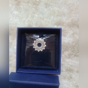 Swarovski flower necklace